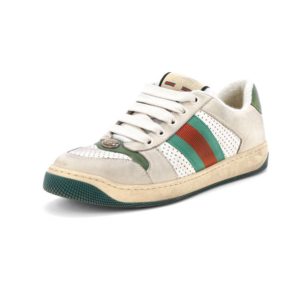 Gucci Screener Sneakers Fabric and Leather - Picture 1 of 6